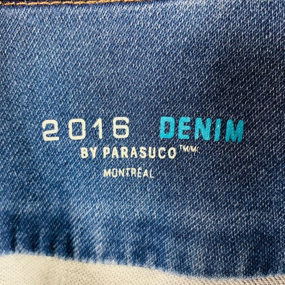 washed denim jean jacket size small PARASUCO - Picture 10 of 12
